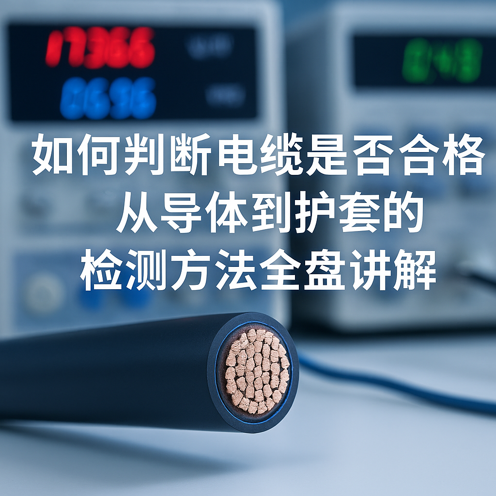 怎样判断电缆是否及格？？？？？？从导体到护套的检测要领通盘解说