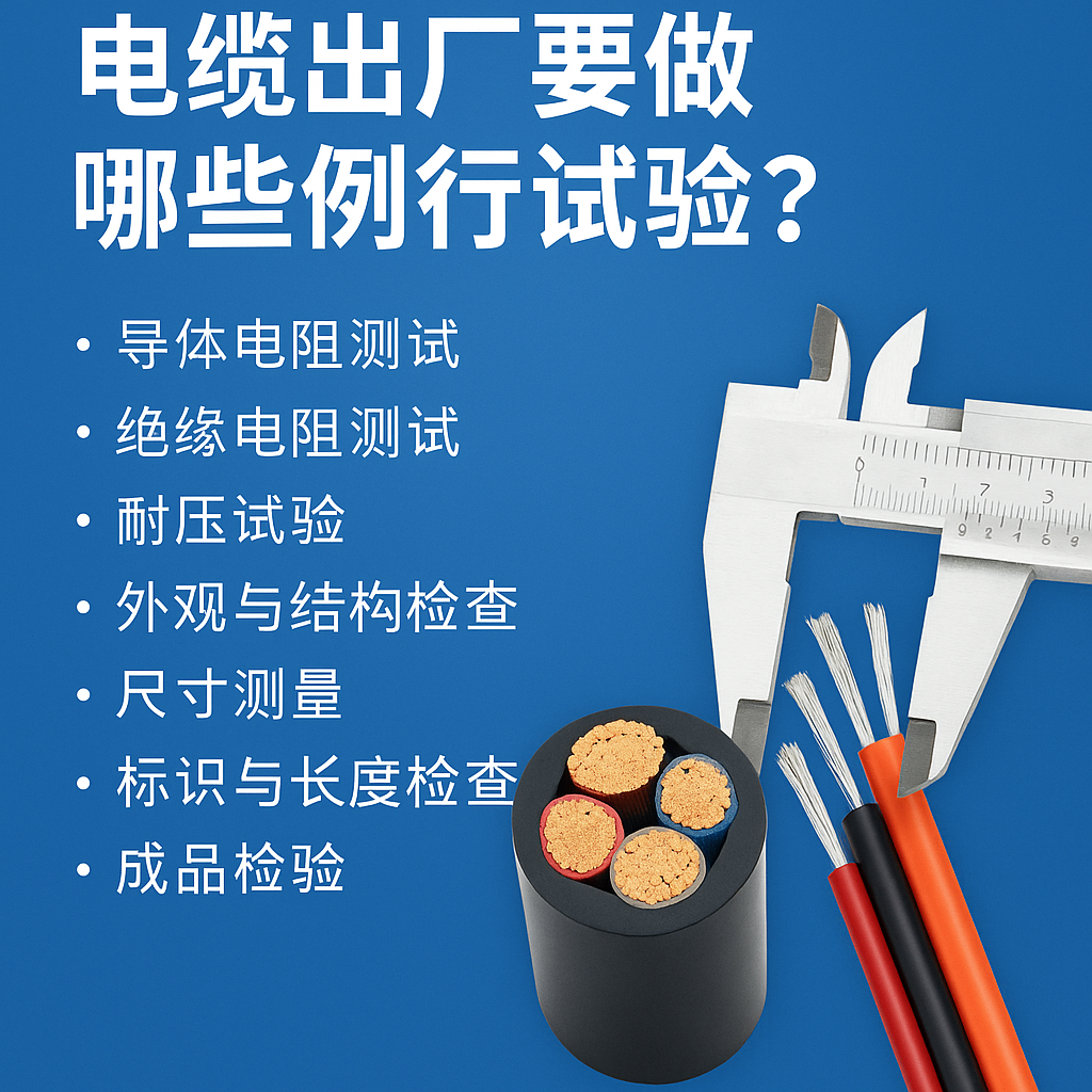 电缆出厂要做哪些例行试验？？？？？？一文讲清最要害的7项检测