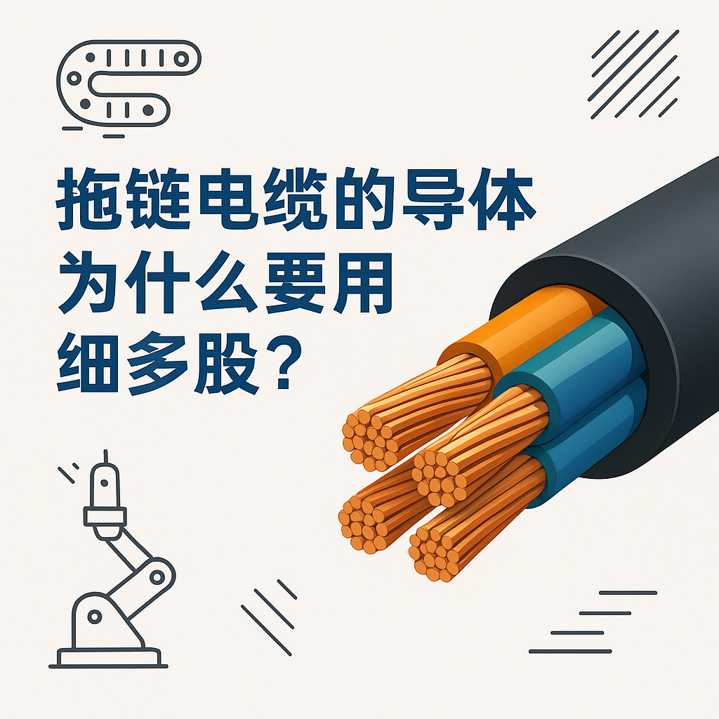 拖链电缆的导体为什么要用细多股？？？？？